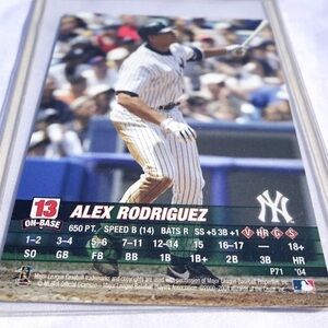 2004 MLB SHOWDOWN CARD FEATURING ALEX RODRIGUEZ